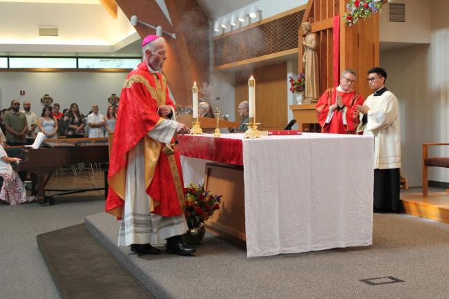 @Archbishop Incensing Altar